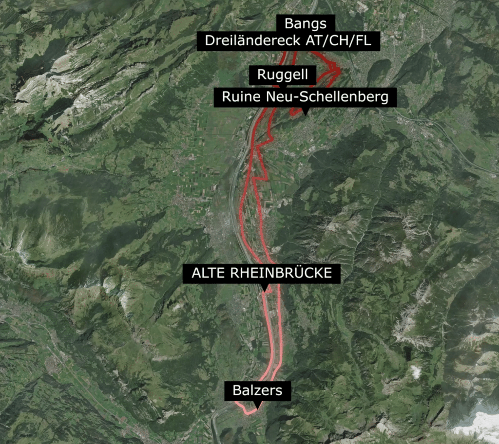 tour completo Liechtenstein Vaduz in bicicletta elettrica coswheel ct20