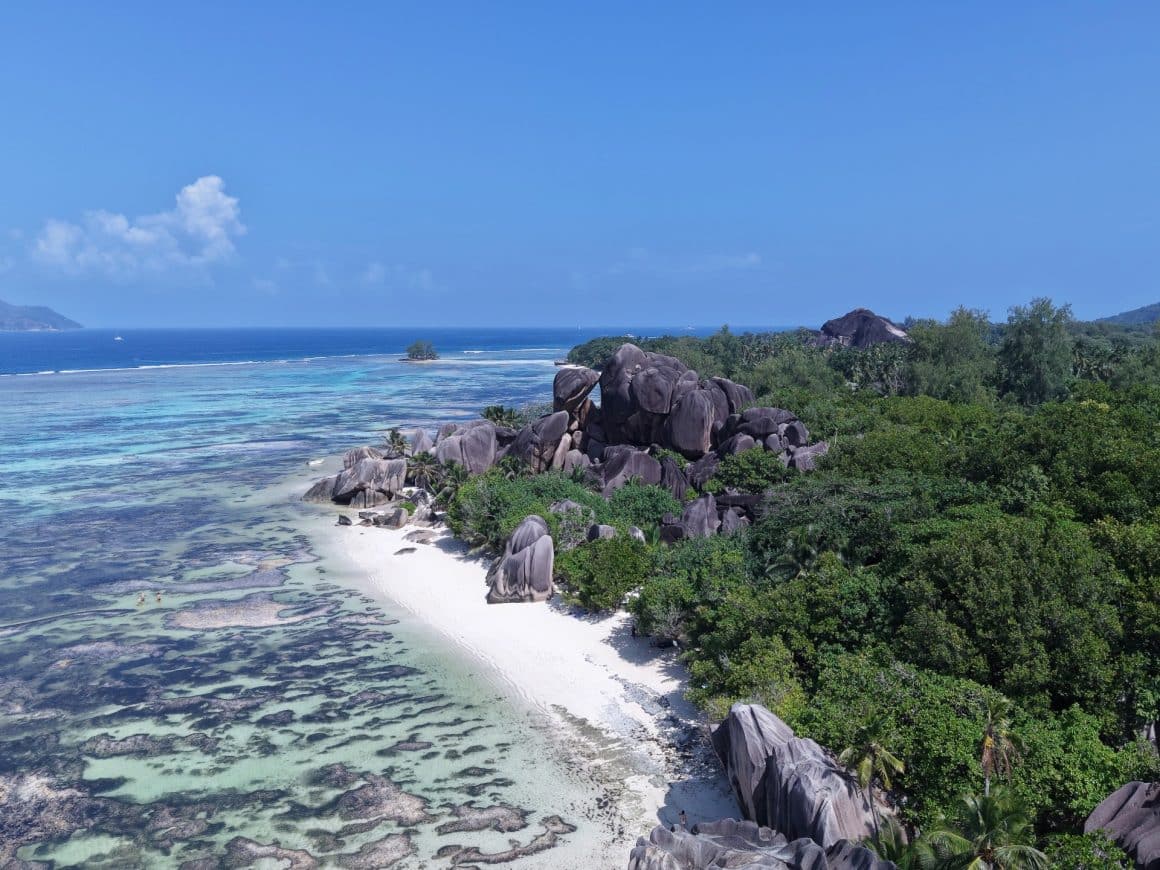 viaggio isole Seychelles cosa vedere fare visitare Mahè Praslin la digue curieuse drone enontheroad