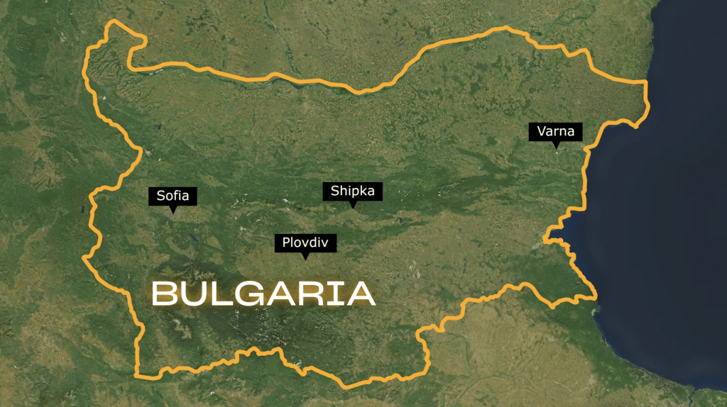 mappa bulgaria itinerario cosa vedere weekend sofia Rila monastero Plovdiv Shipka varna mar nero spiagge consigli di viaggio viaggi